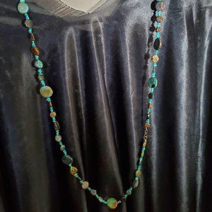 Jay King Mine Finds 40" Genuine Handmade Turquoise Multi Necklace